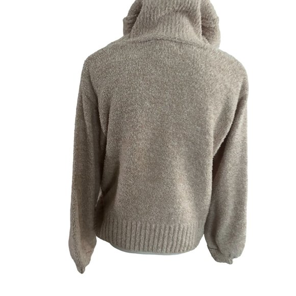 JESSICA SIMPSON Beige Turtleneck Furry Sweater Size Small NEW - Picture 4 of 5